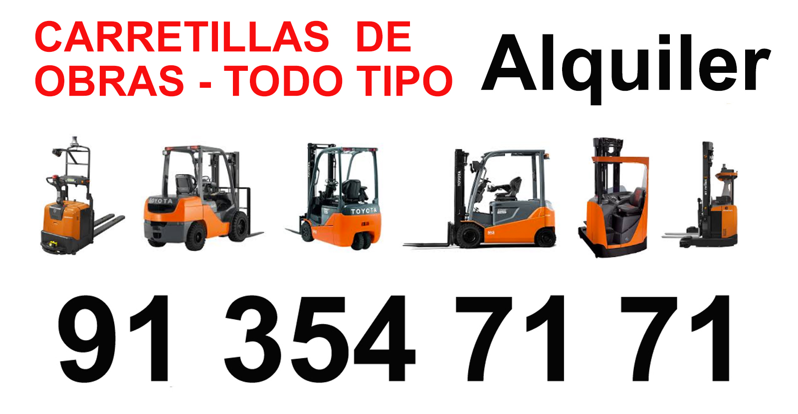 Alquiler  Carretillas Elevadoras Industriales Móstoles